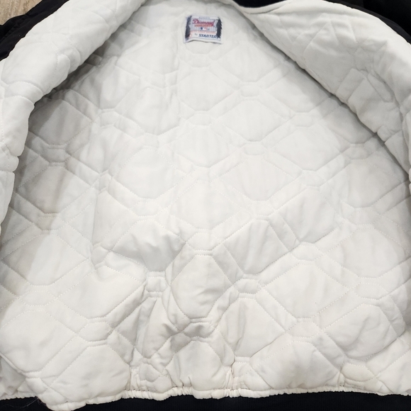 VINTAGE 80s SAN FRANCISCO GIANTS JACKET, Black/Orange, Men's Small- Womens Med - Picture 6 of 8